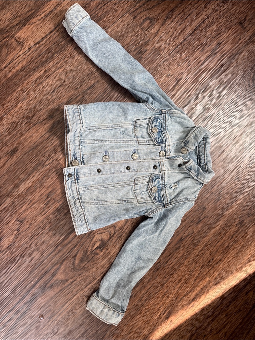 GAP Light Blue Kids Denim Jacket - Button-Front